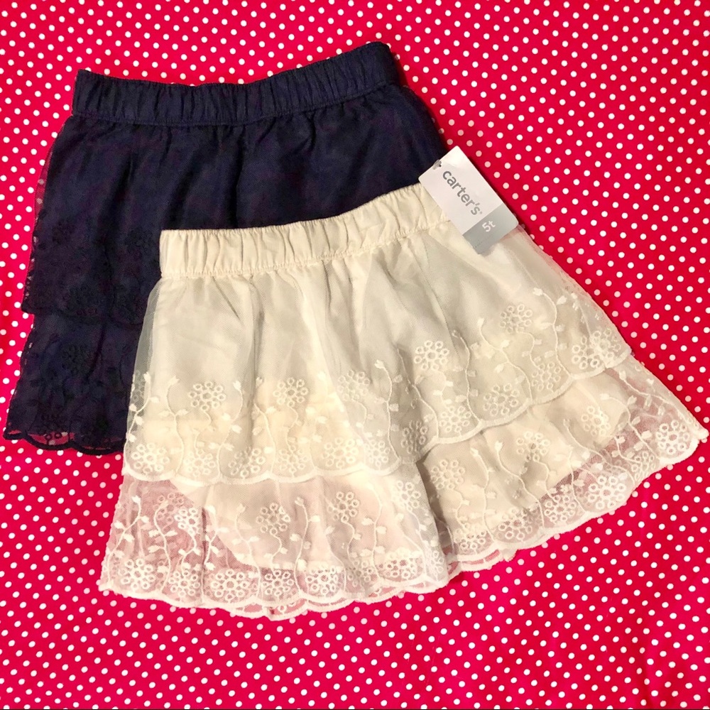 ⚡️ 2 Carter’s Lace Skirt